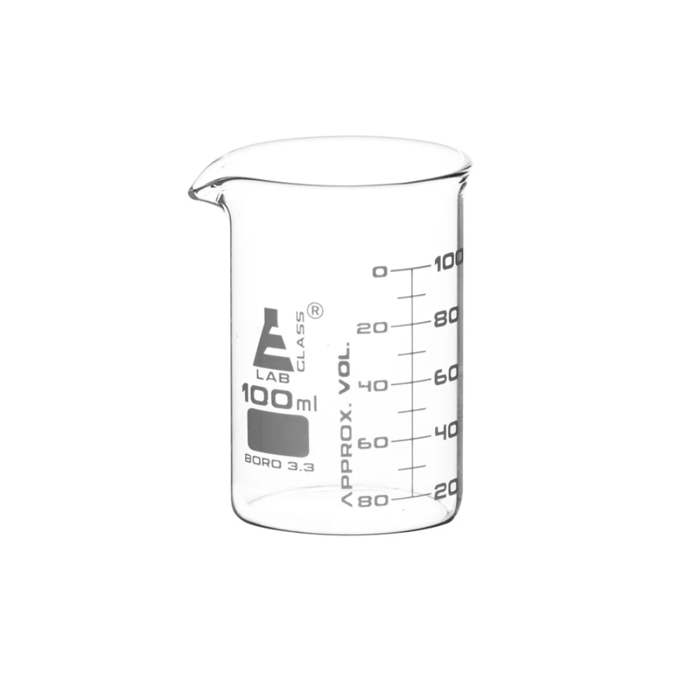 Vaso Precipitado De Vidrio Astm 100ml Eisco