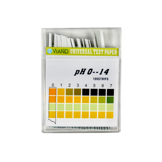 Papel PH 0-14 Tiras pk/100   Viand