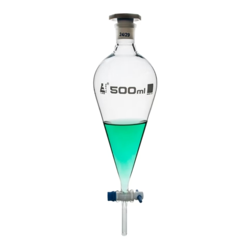 Embudo De Separación Graduado Llave PTFE 500ml   Eisco