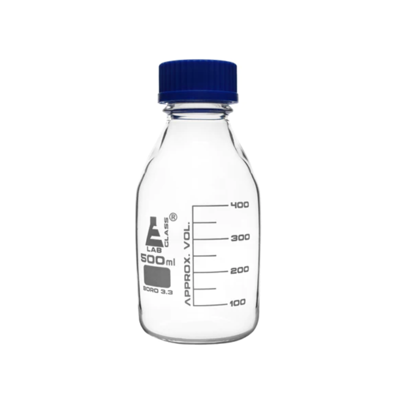 Botella Graduada Para Medios GL45 500ml Eisco