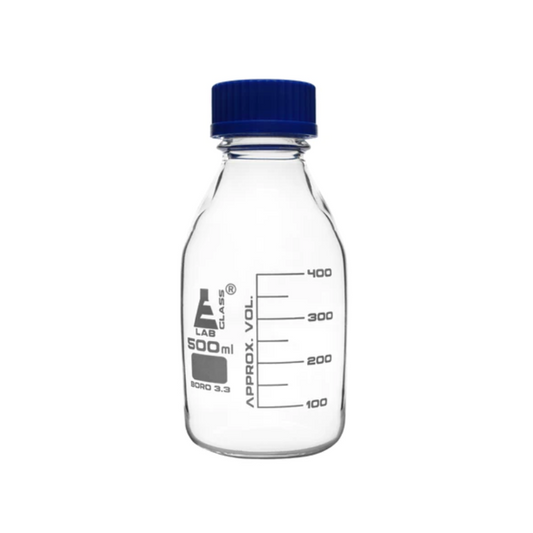 Botella Graduada Para Medios GL45 500ml Eisco