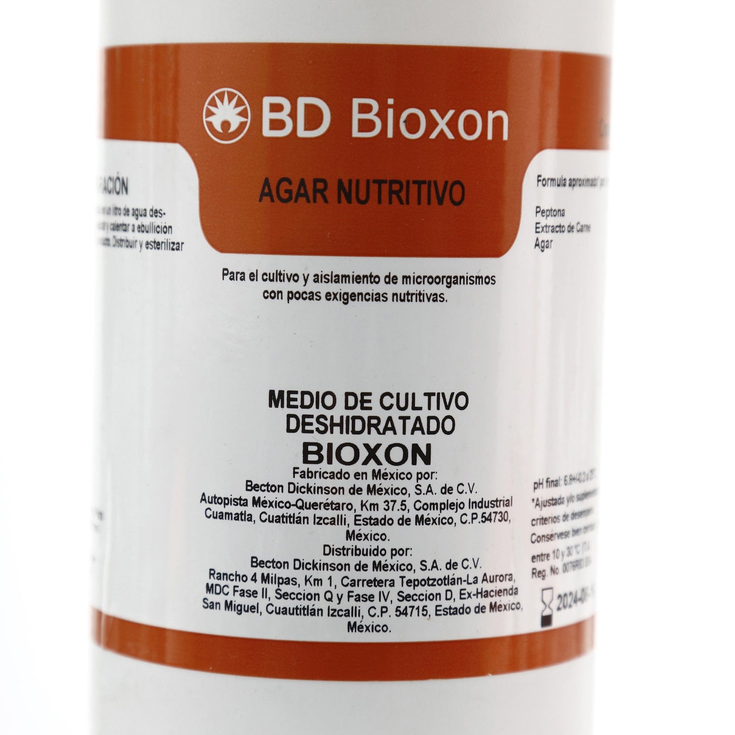 Agar Nutritivo 450g   Bioxon