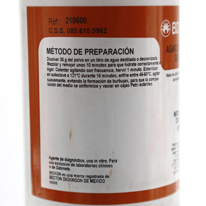 Agar Eosina Y Azul De Metileno 450g   Bioxon