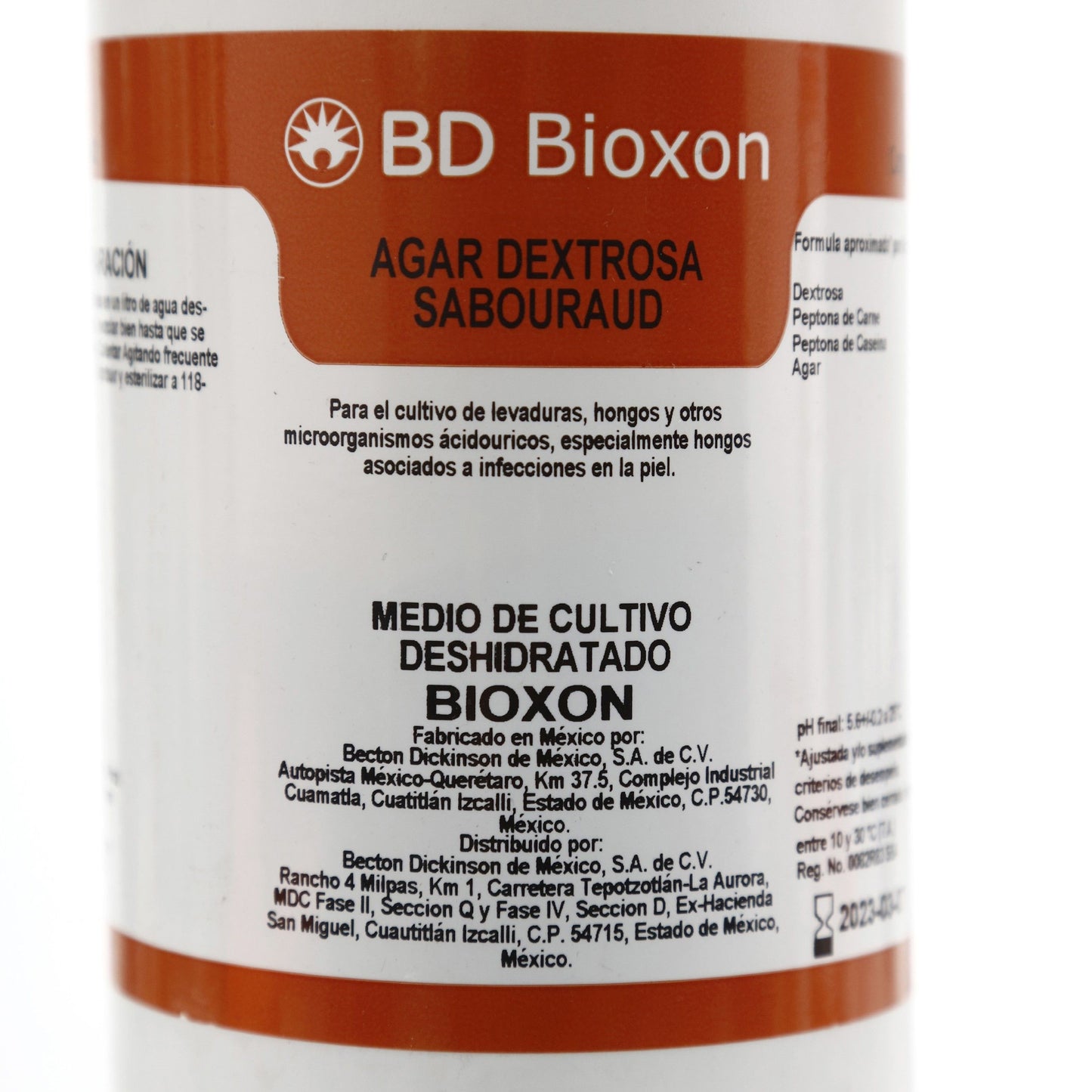 Agar Dextrosa Sabouraud 450g   Bioxon