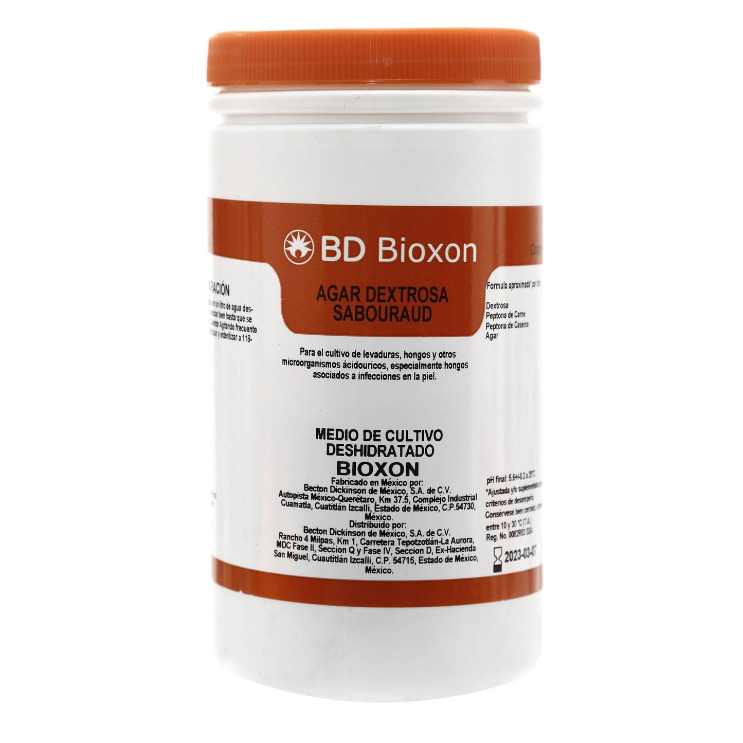 Agar Dextrosa Sabouraud 450g   Bioxon