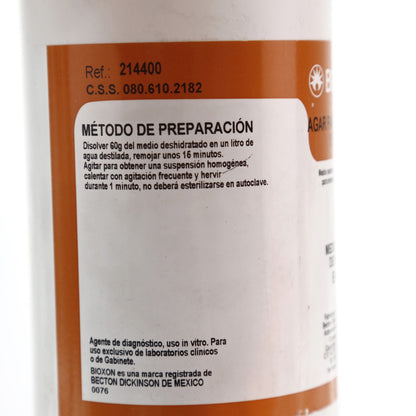 Agar Salmonella Y Shigella 450g Bioxon