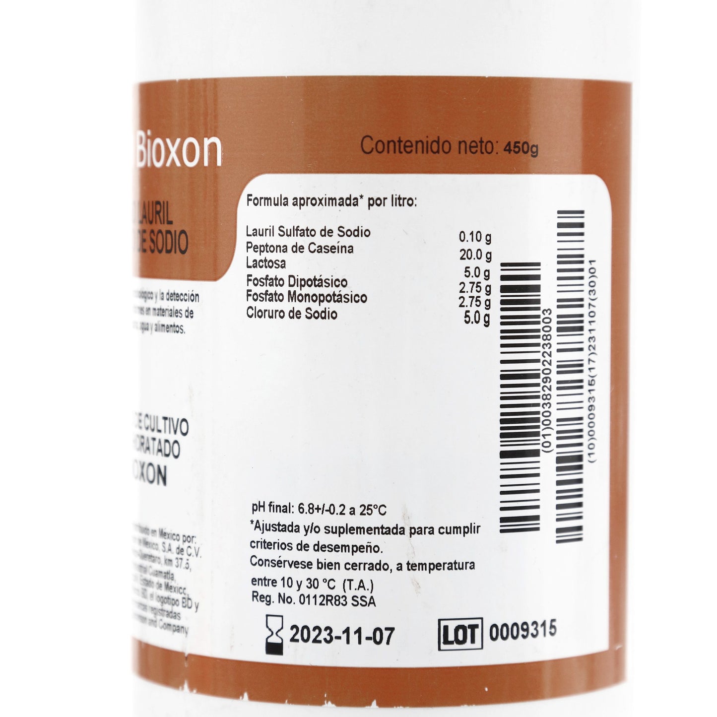 Caldo Lauril Sulfato De Sodio 450g Bioxon