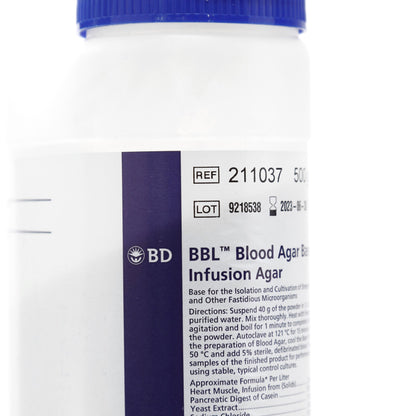 Base De Agar Sangre 500g BBL