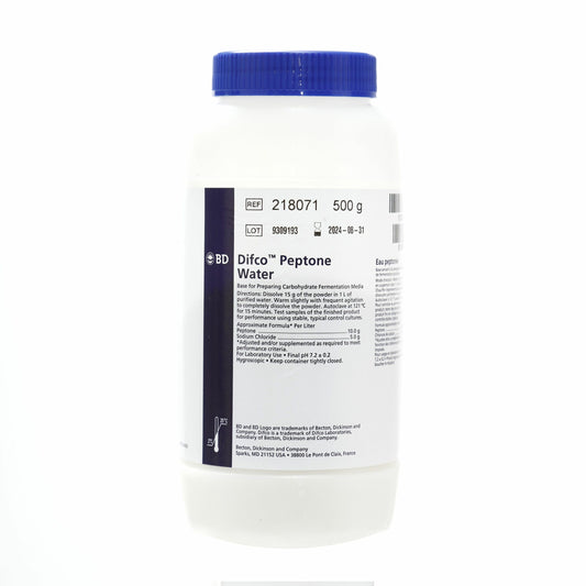 Agua Peptonada 500g Difco