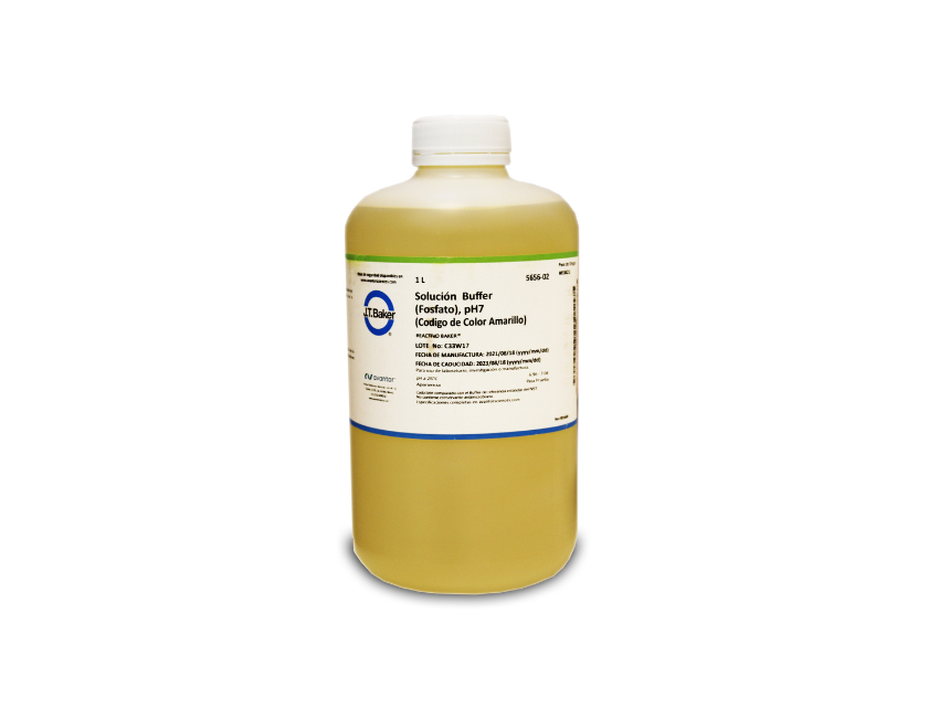 Buffer De Referencia Ph 7 Fosfato Amarillo 1Lt J.T.Baker