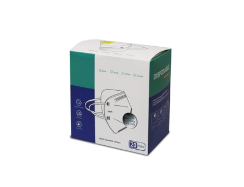 Cubre Boca KN95 Blanco PK/20 NAL