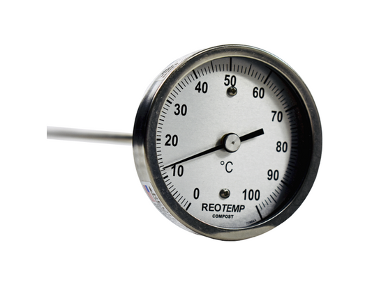 Termómetro De Suelo Y Composta 0-100°C Largo 90cm Reotemp