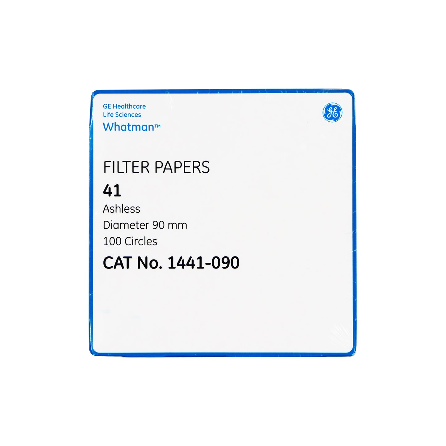 Papel Filtro Cuantitativo # 41 De 90mm Ø Pk/100 Whatman