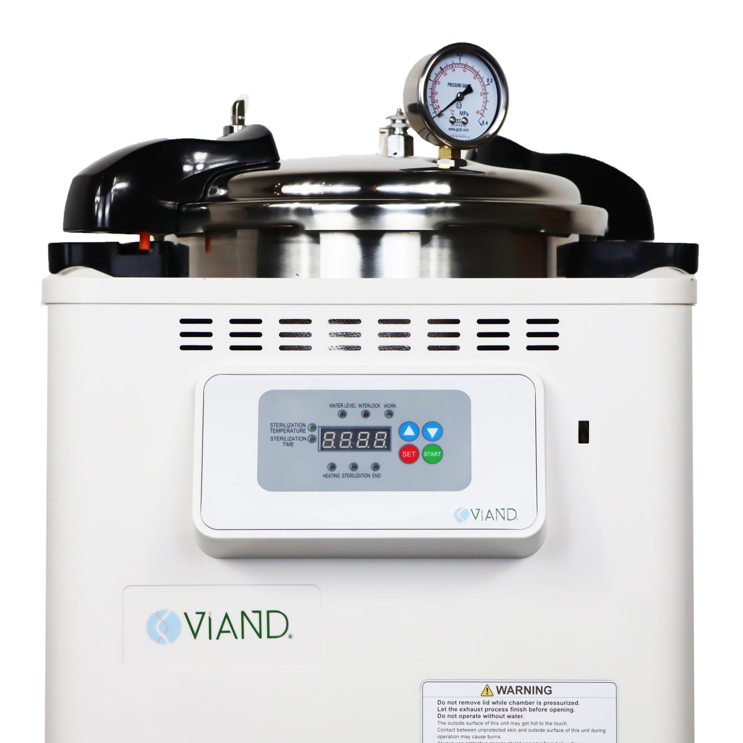 Autoclave Digital Vertical 30Lt 50-126°C Viand