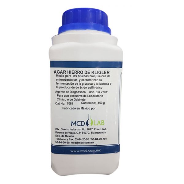 Agar Hierro Kligler 450g MCD