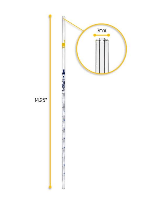 Pipeta Serologica Graduada Clase "B" 1ml X 0.01   Eisco