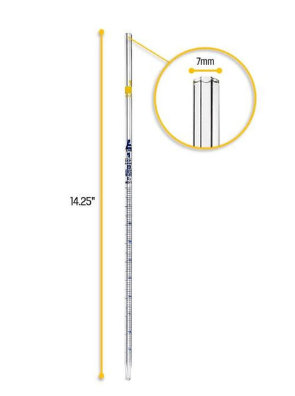 Pipeta Serologica Graduada Clase "B" 1ml X 0.01   Eisco