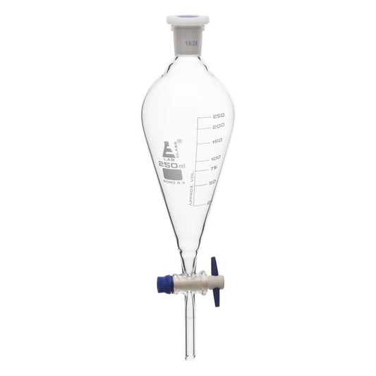 Embudo De Separación Graduado Llave PTFE 250ml   Eisco